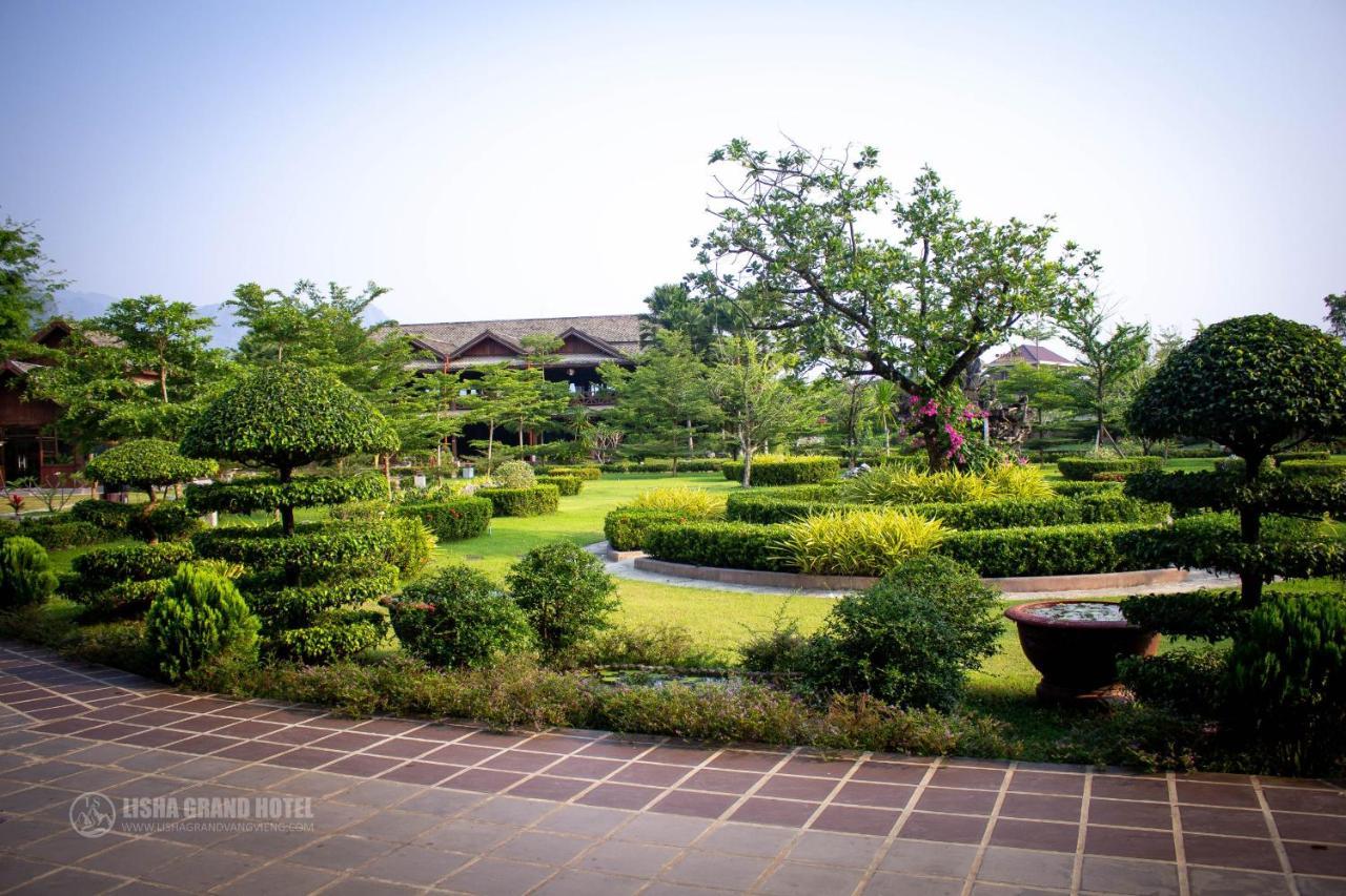 Lisha Garden Resort Hotel Vangviang Kültér fotó